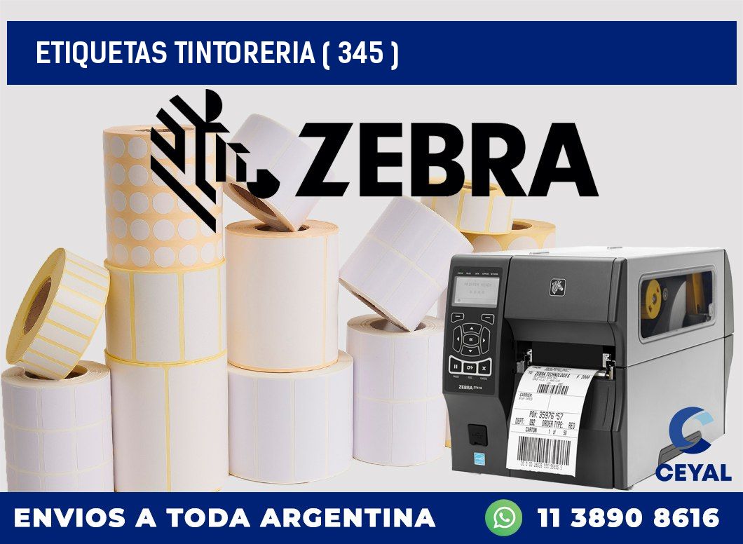 ETIQUETAS TINTORERIA ( 345 )