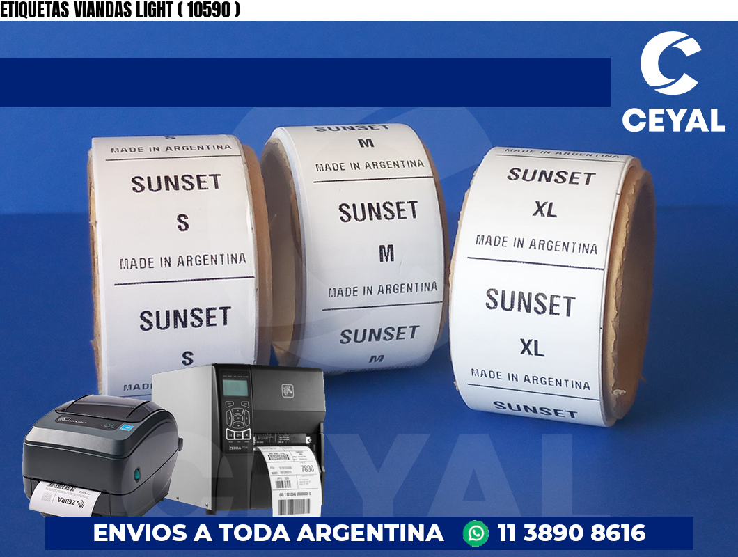 ETIQUETAS VIANDAS LIGHT ( 10590 )