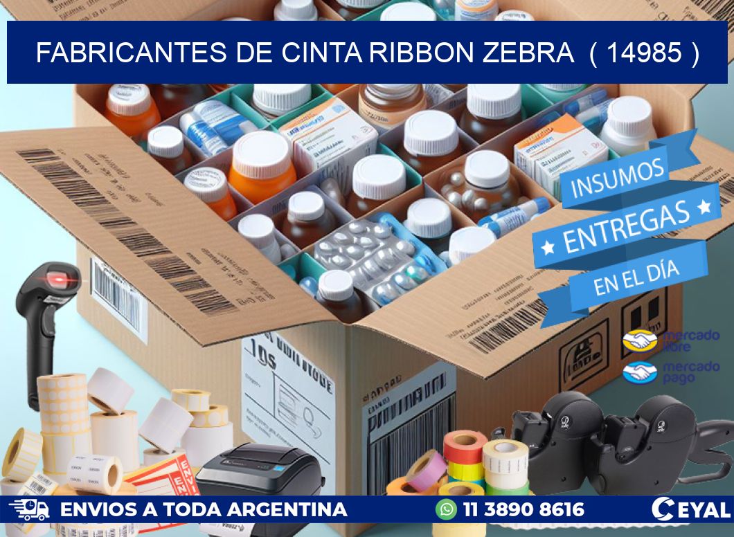FABRICANTES DE CINTA RIBBON ZEBRA ( 14985 )