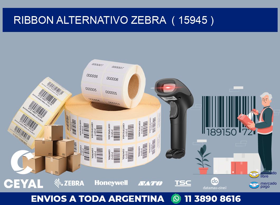 RIBBON ALTERNATIVO ZEBRA  ( 15945 )