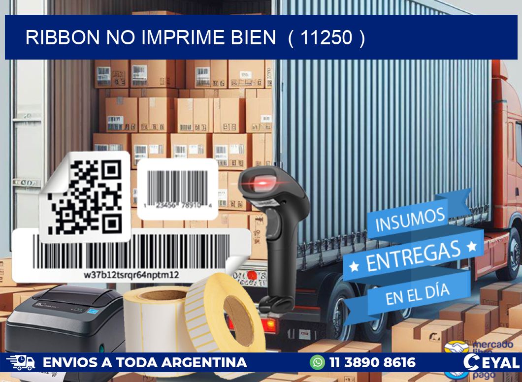 RIBBON NO IMPRIME BIEN  ( 11250 )