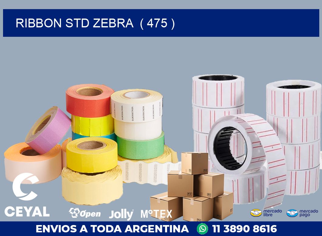 RIBBON STD ZEBRA ( 475 )