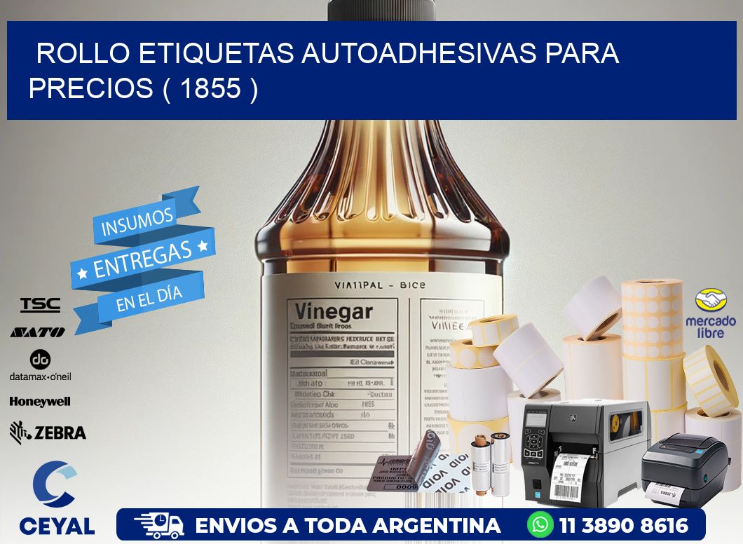 ROLLO ETIQUETAS AUTOADHESIVAS PARA PRECIOS ( 1855 )