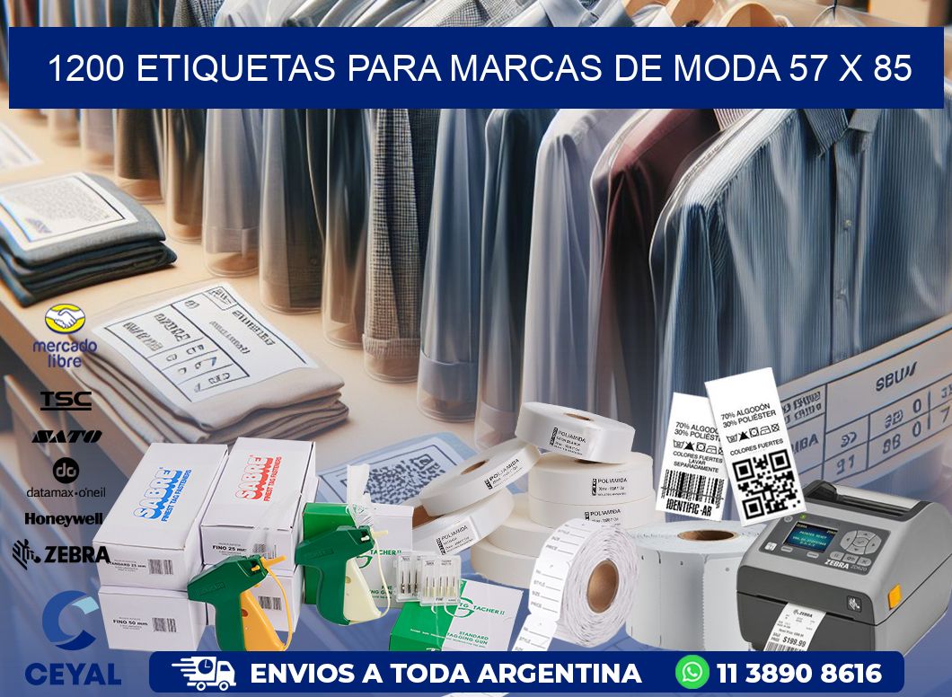 1200 ETIQUETAS PARA MARCAS DE MODA 57 x 85