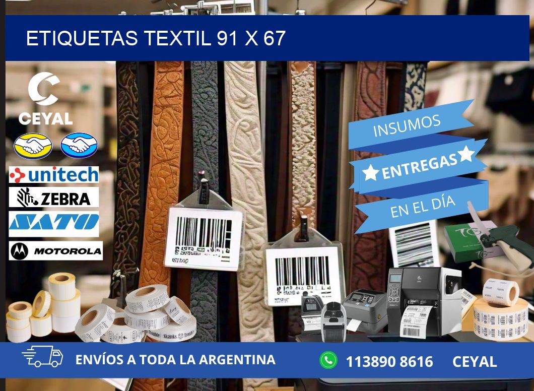 ETIQUETAS TEXTIL 91 x 67