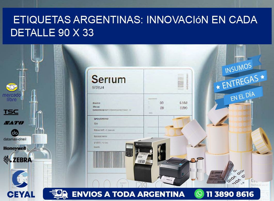 Etiquetas Argentinas: Innovación en Cada Detalle 90 x 33