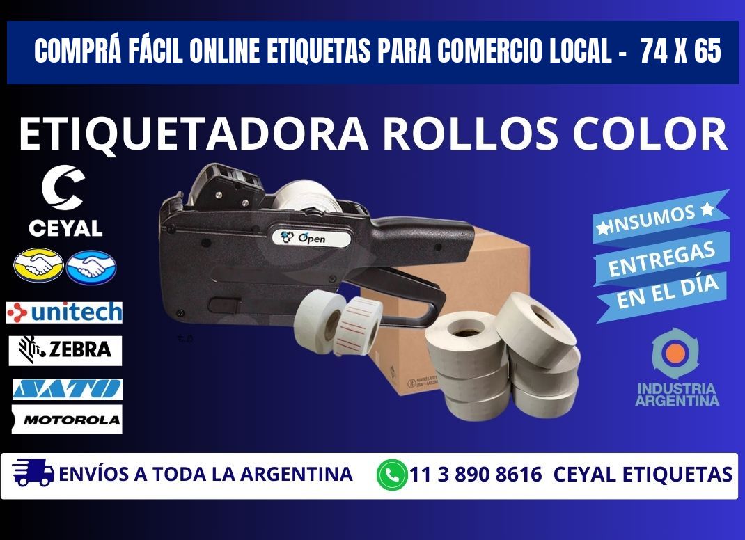 COMPRÁ FÁCIL ONLINE ETIQUETAS PARA COMERCIO LOCAL –  74 x 65