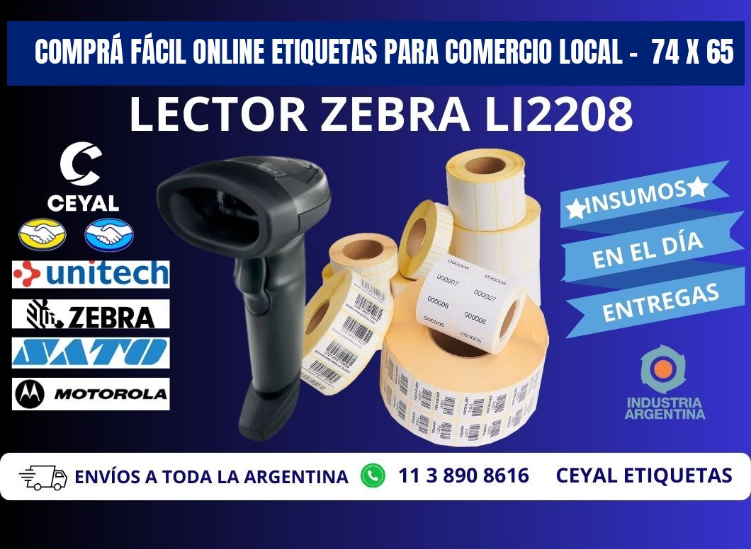 COMPRÁ FÁCIL ONLINE ETIQUETAS PARA COMERCIO LOCAL –  74 x 65