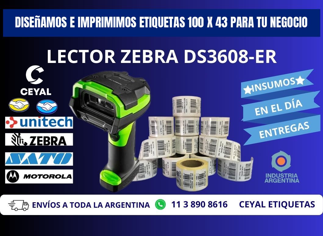 Diseñamos e Imprimimos Etiquetas 100 x 43 para tu Negocio