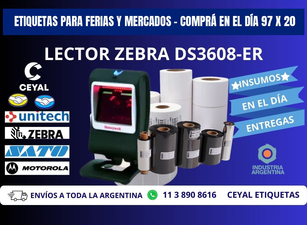 ETIQUETAS PARA FERIAS Y MERCADOS – COMPRÁ EN EL DÍA 97 x 20