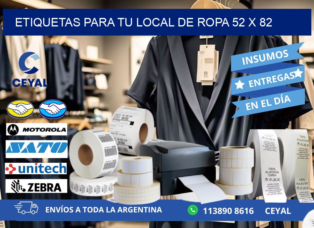 ETIQUETAS PARA TU LOCAL DE ROPA 52 x 82
