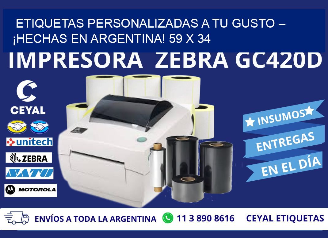 ETIQUETAS PERSONALIZADAS A TU GUSTO – ¡HECHAS EN ARGENTINA! 59 x 34