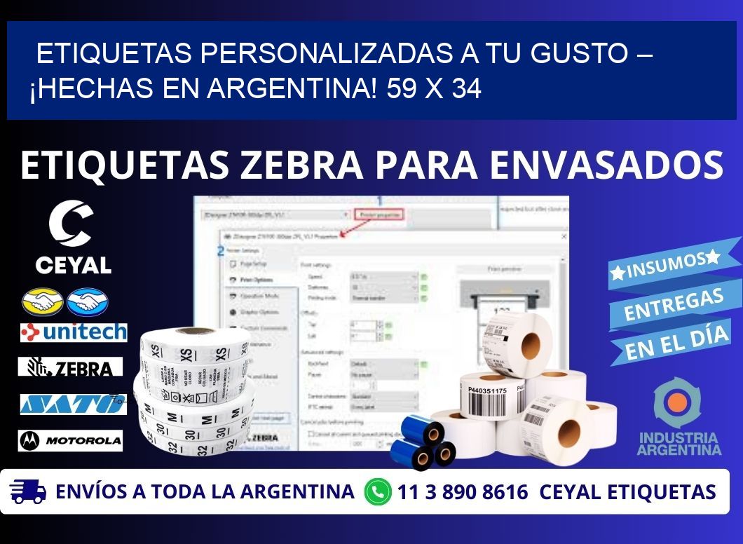 ETIQUETAS PERSONALIZADAS A TU GUSTO – ¡HECHAS EN ARGENTINA! 59 x 34