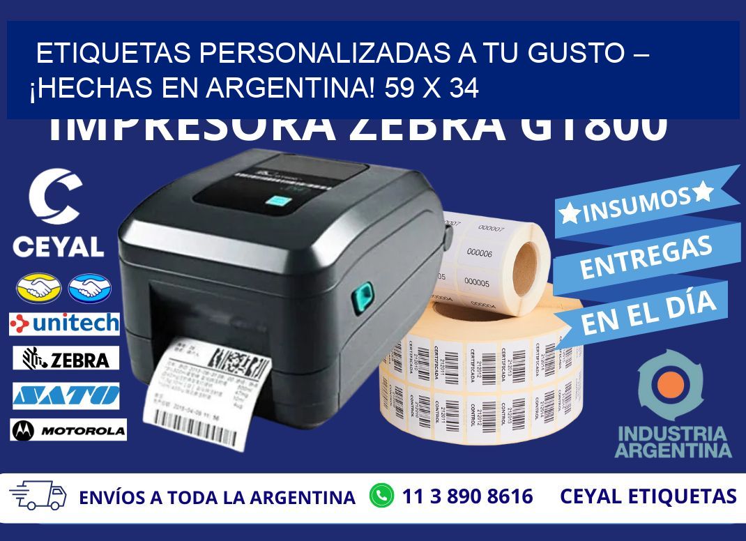 ETIQUETAS PERSONALIZADAS A TU GUSTO – ¡HECHAS EN ARGENTINA! 59 x 34