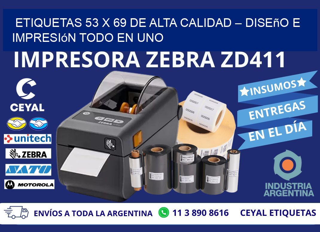 Etiquetas 53 x 69 de Alta Calidad – Diseño e Impresión Todo en Uno