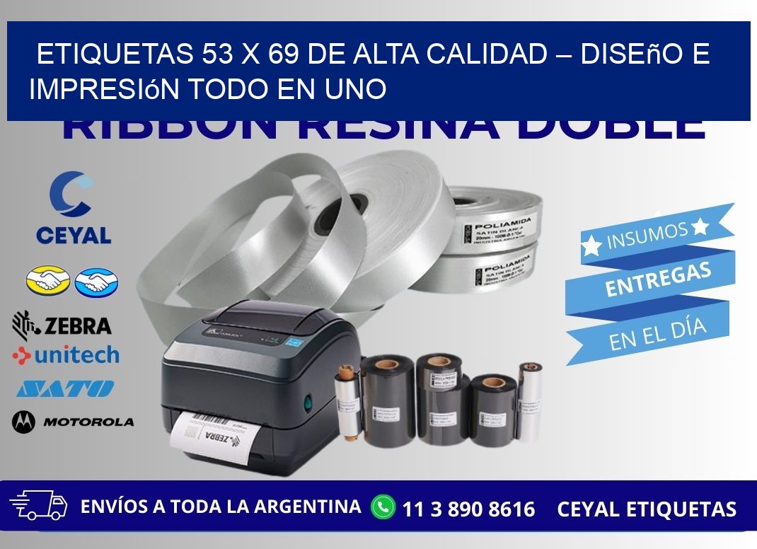 Etiquetas 53 x 69 de Alta Calidad – Diseño e Impresión Todo en Uno
