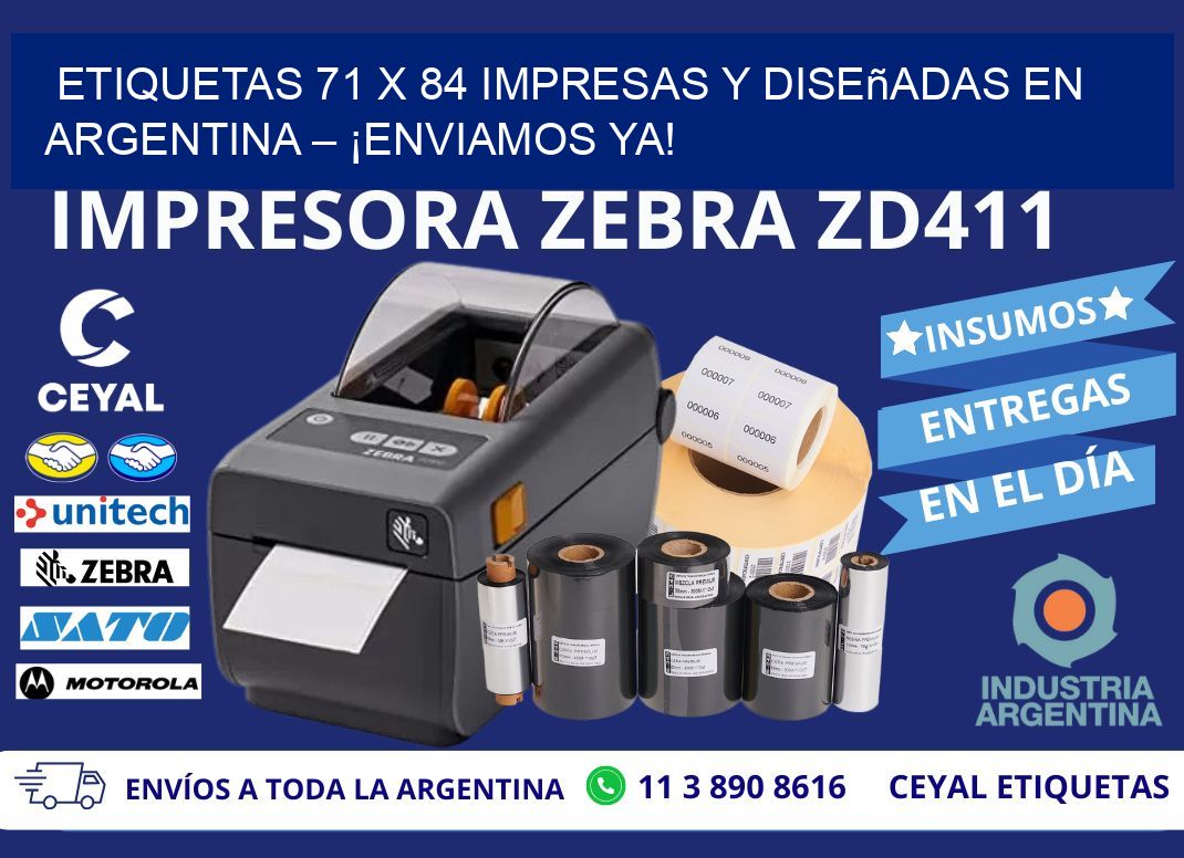 Etiquetas 71 x 84 Impresas y Diseñadas en Argentina – ¡Enviamos Ya!