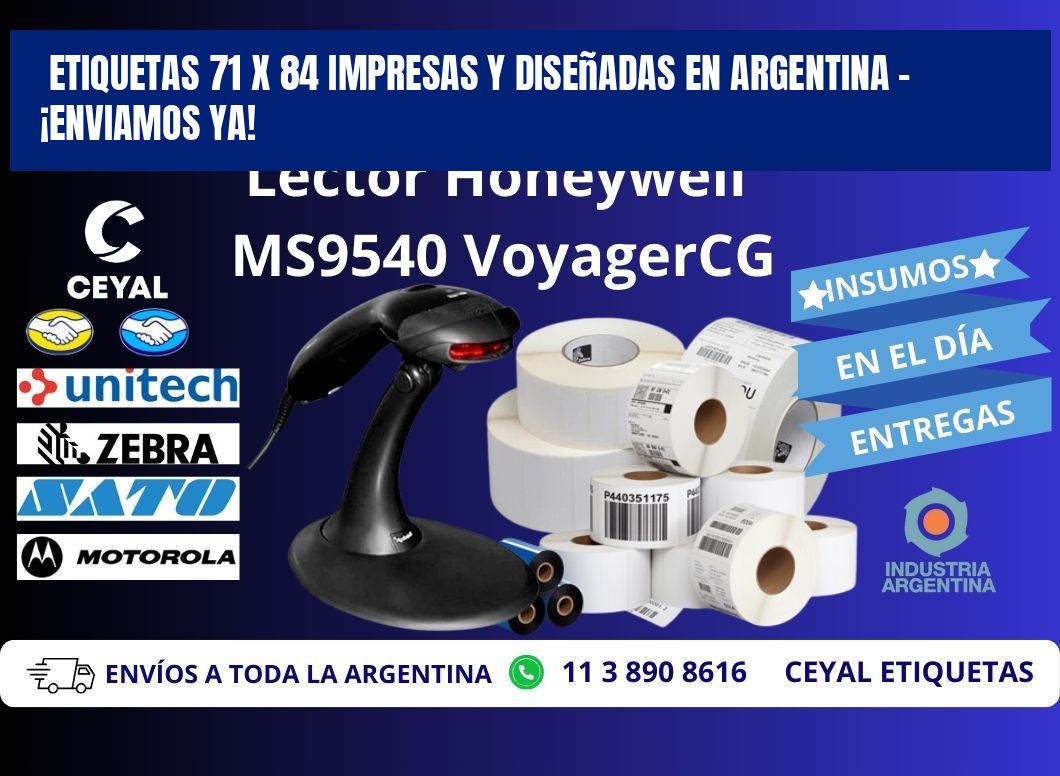 Etiquetas 71 x 84 Impresas y Diseñadas en Argentina – ¡Enviamos Ya!