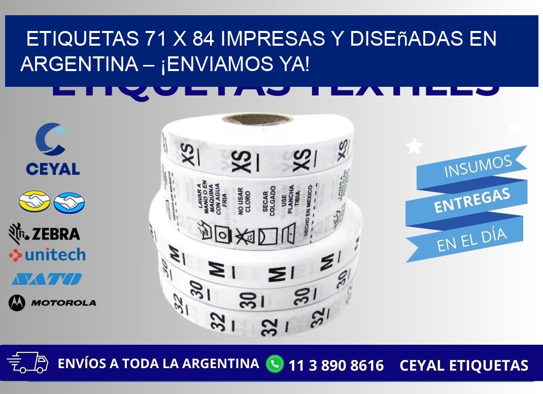 Etiquetas 71 x 84 Impresas y Diseñadas en Argentina – ¡Enviamos Ya!