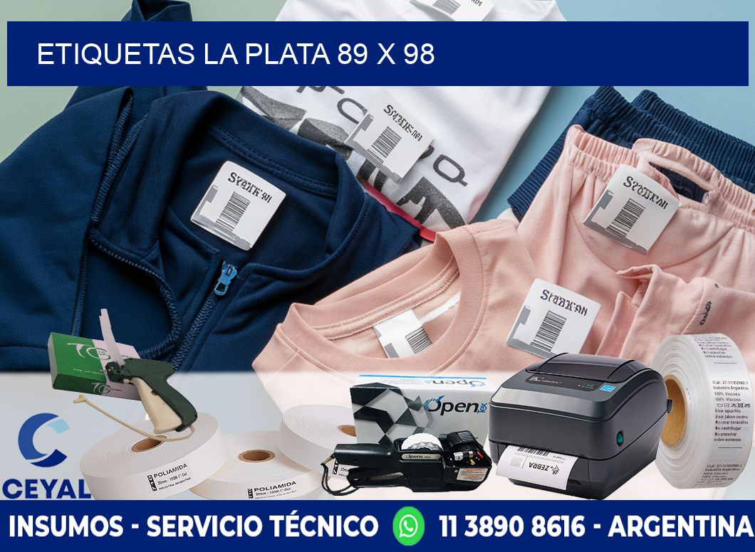 Etiquetas La Plata 89 x 98
