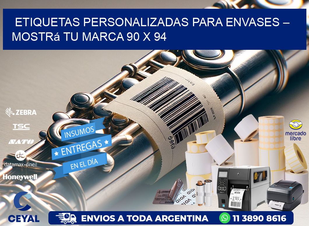 Etiquetas Personalizadas para Envases – Mostrá Tu Marca 90 x 94