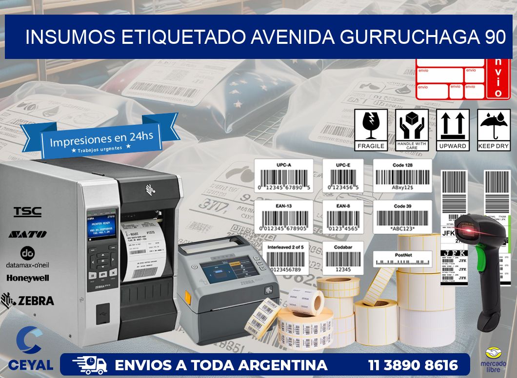 INSUMOS ETIQUETADO Avenida Gurruchaga 90