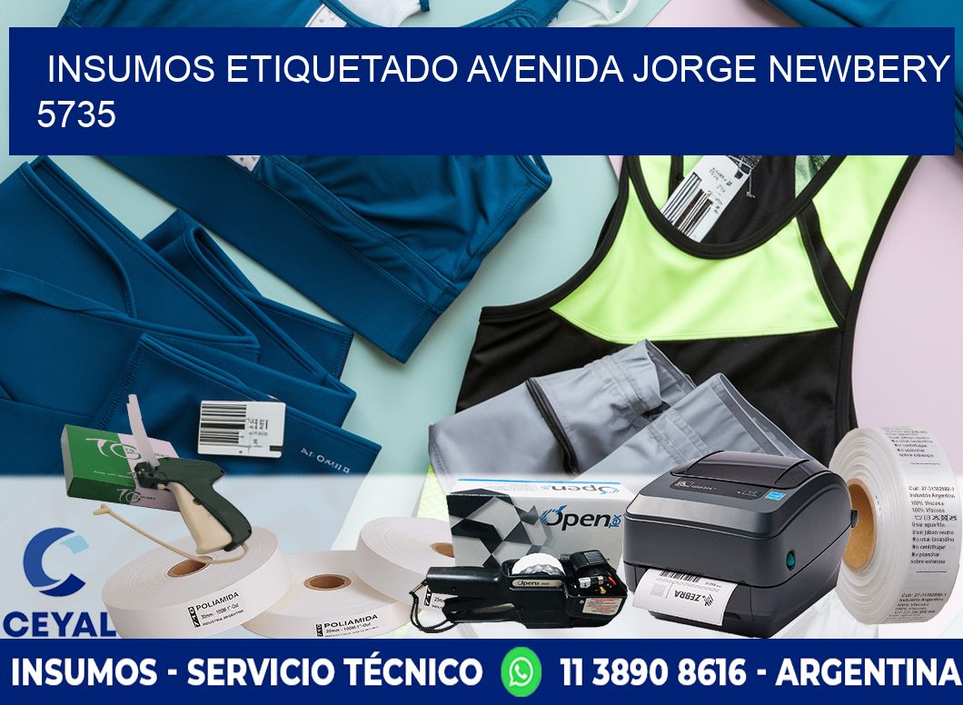 INSUMOS ETIQUETADO Avenida Jorge Newbery 5735