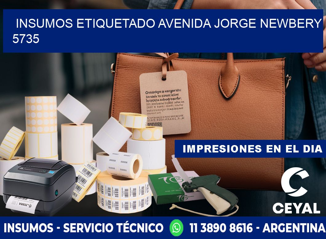 INSUMOS ETIQUETADO Avenida Jorge Newbery 5735