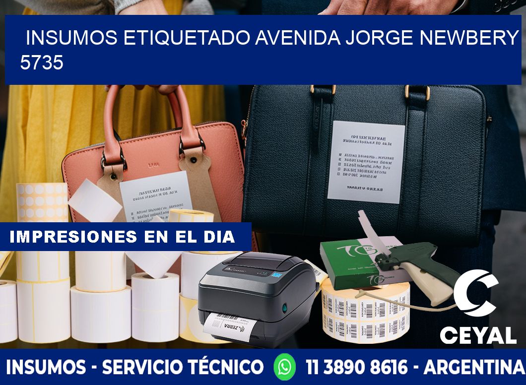 INSUMOS ETIQUETADO Avenida Jorge Newbery 5735