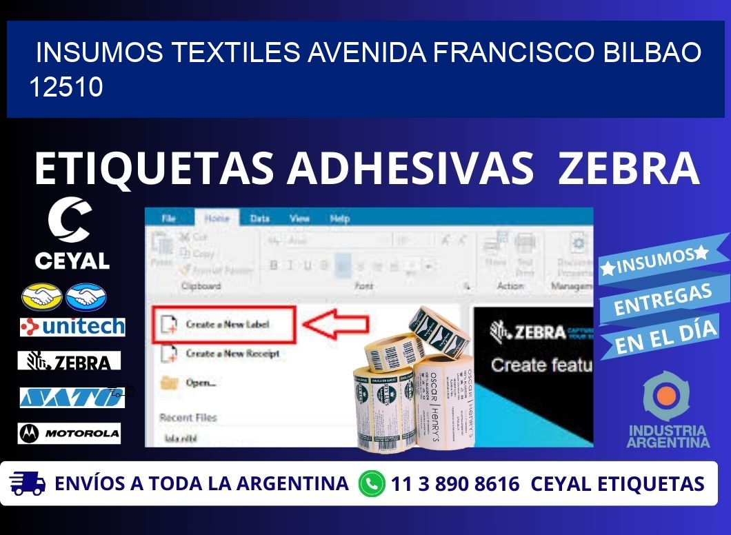 INSUMOS TEXTILES AVENIDA FRANCISCO BILBAO 12510