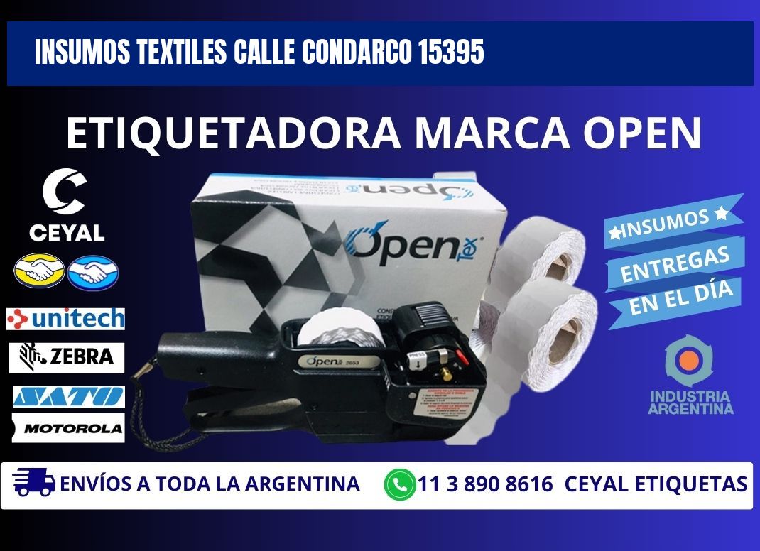 INSUMOS TEXTILES CALLE CONDARCO 15395