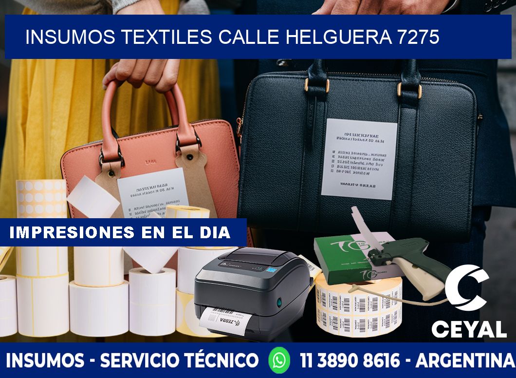 INSUMOS TEXTILES CALLE HELGUERA 7275