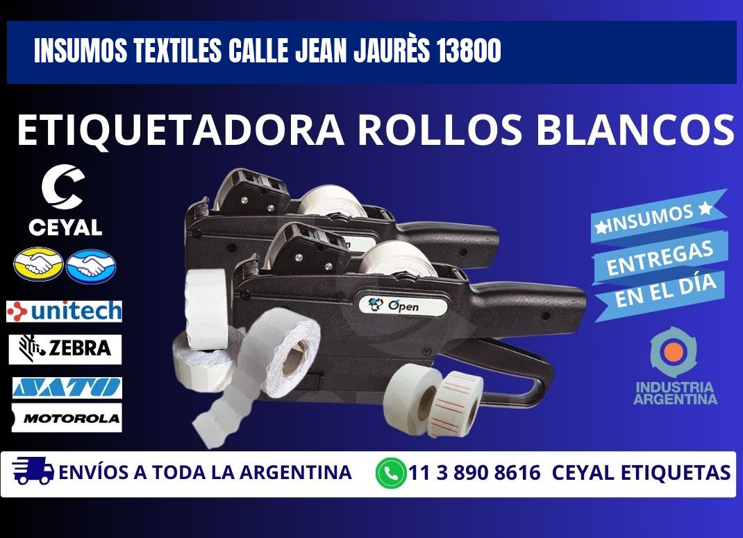 INSUMOS TEXTILES CALLE JEAN JAURÈS 13800