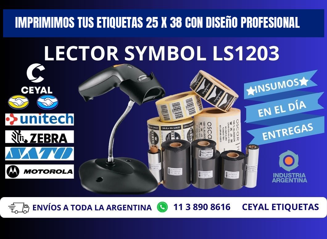 Imprimimos tus Etiquetas 25 x 38 con Diseño Profesional
