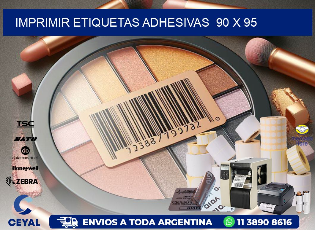 Imprimir Etiquetas adhesivas 90 x 95