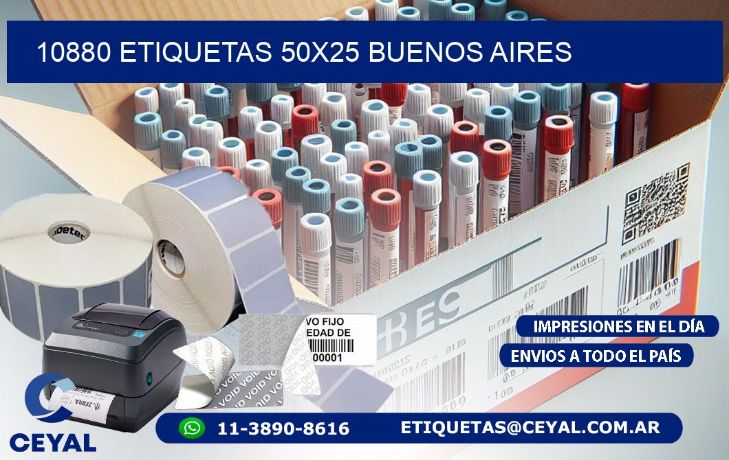 10880 ETIQUETAS 50x25 buenos aires