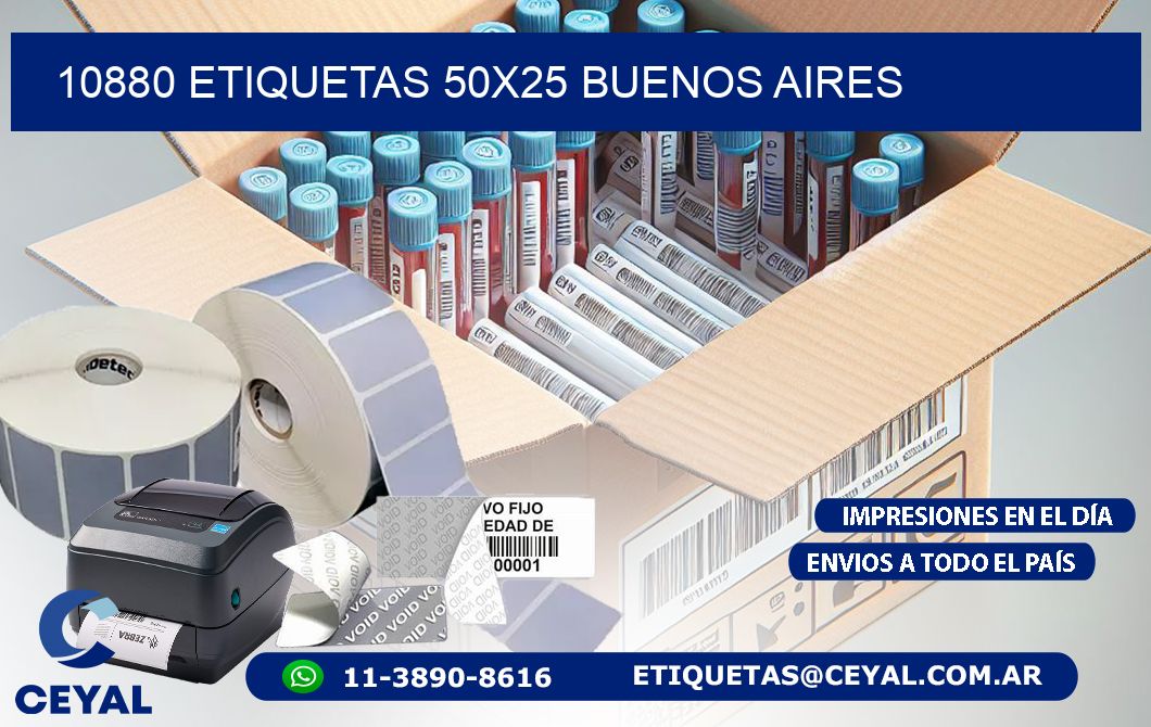 10880 ETIQUETAS 50x25 buenos aires