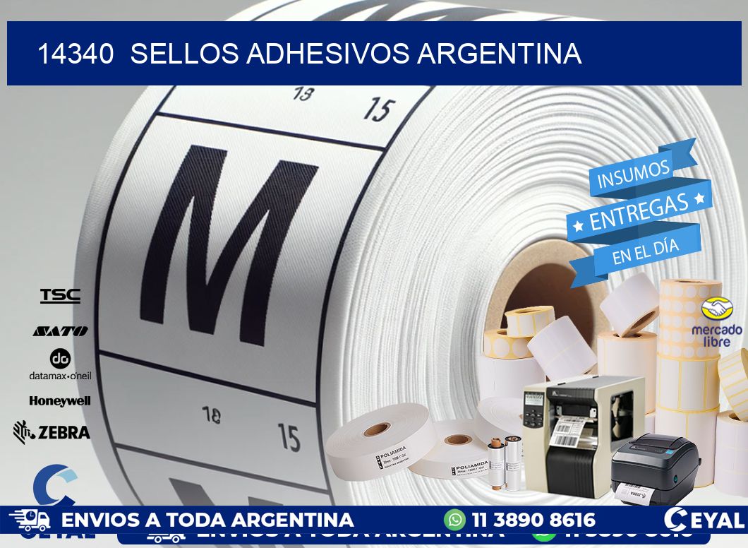 14340 Sellos Adhesivos Argentina