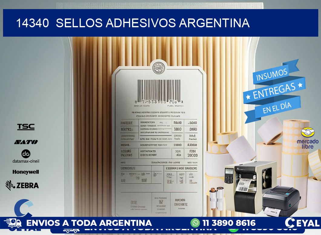 14340 Sellos Adhesivos Argentina