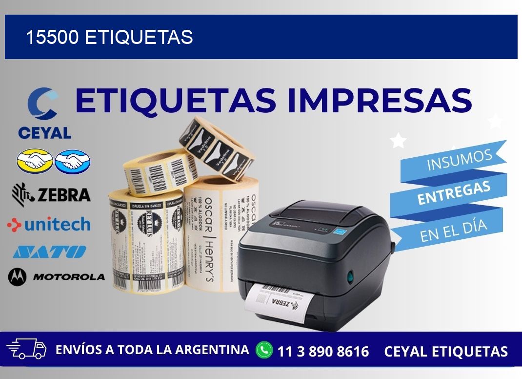 15500 ETIQUETAS