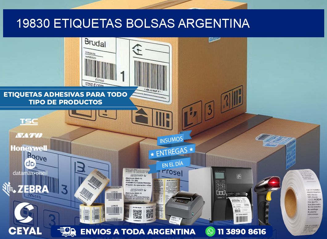 19830 ETIQUETAS BOLSAS ARGENTINA