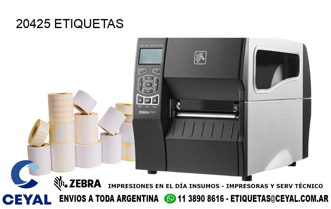 20425 ETIQUETAS