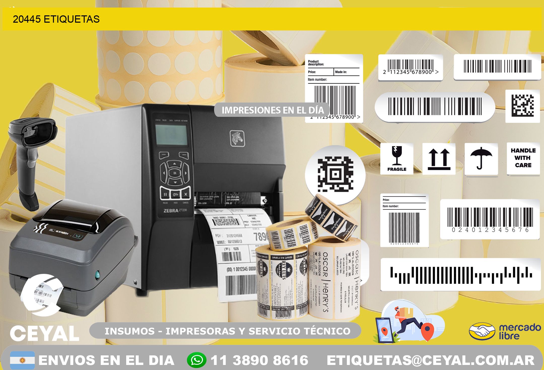 20445 ETIQUETAS