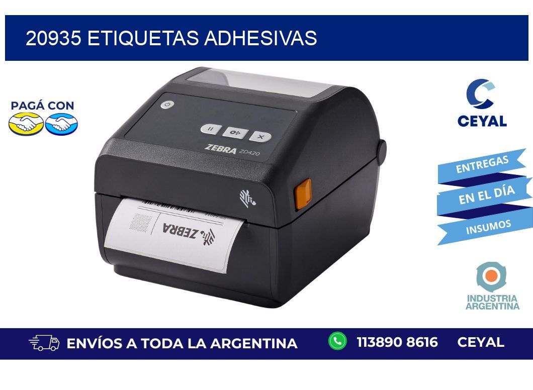 20935 ETIQUETAS ADHESIVAS