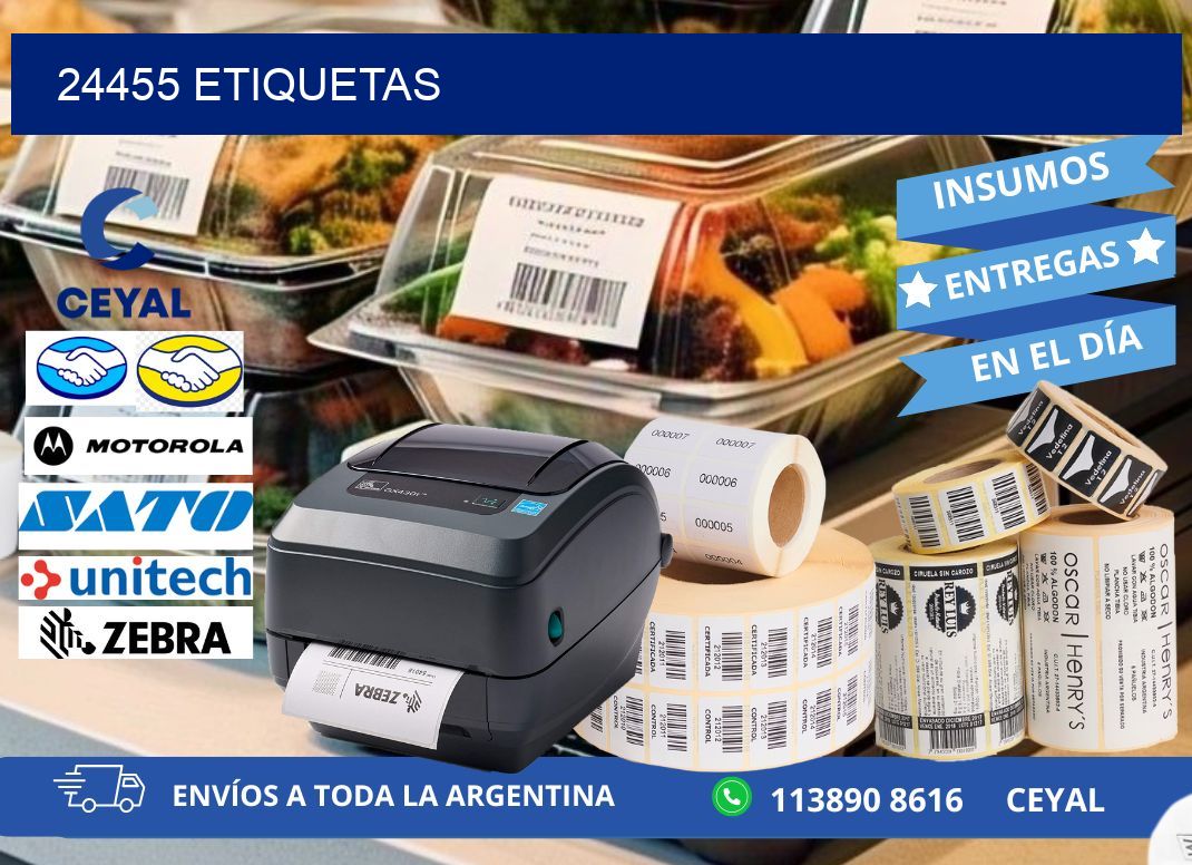 24455 ETIQUETAS