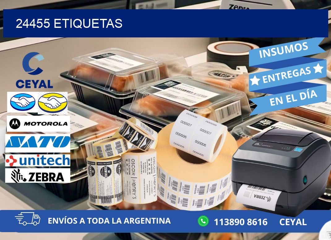24455 ETIQUETAS