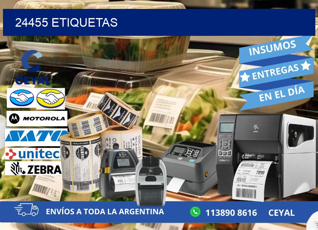 24455 ETIQUETAS