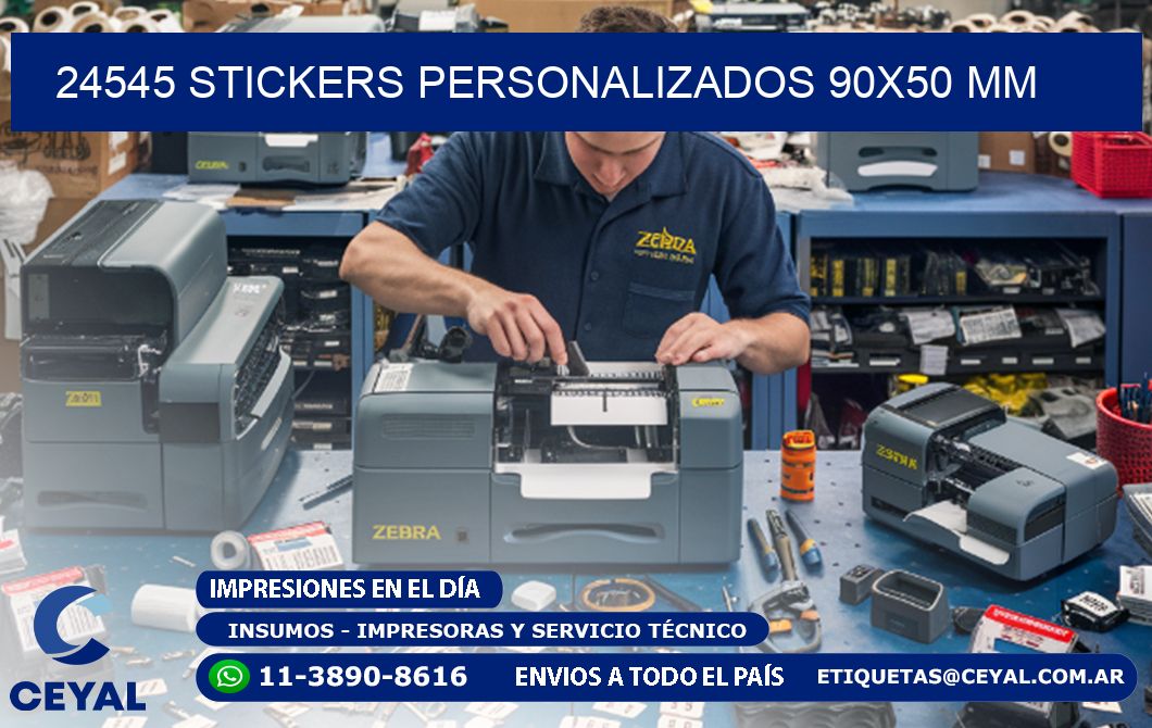 24545 STICKERS PERSONALIZADOS 90x50 mm