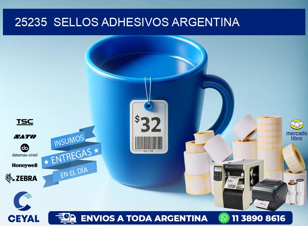 25235 Sellos Adhesivos Argentina