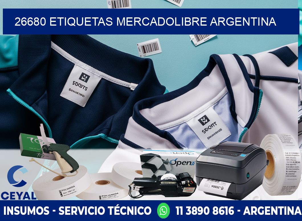 26680 ETIQUETAS MERCADOLIBRE ARGENTINA